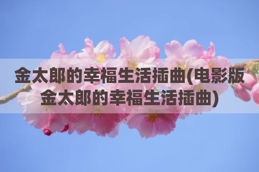 金太郎的幸福生活插曲(电影版金太郎的幸福生活插曲)