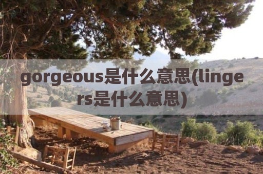 gorgeous是什么意思(lingers是什么意思)