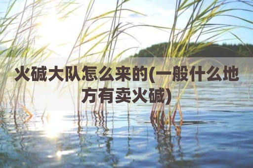 火碱大队怎么来的(一般什么地方有卖火碱)