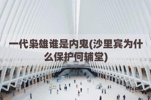一代枭雄谁是内鬼(沙里宾为什么保护何辅堂)