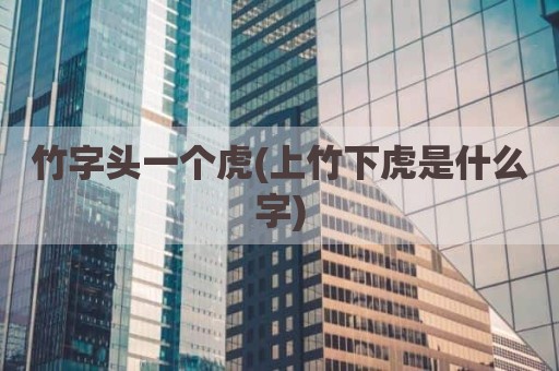 竹字头一个虎(上竹下虎是什么字)