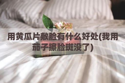 用黄瓜片敷脸有什么好处(我用茄子擦脸斑没了)