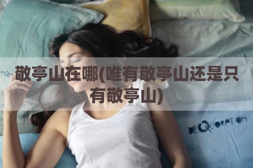 敬亭山在哪(唯有敬亭山还是只有敬亭山)