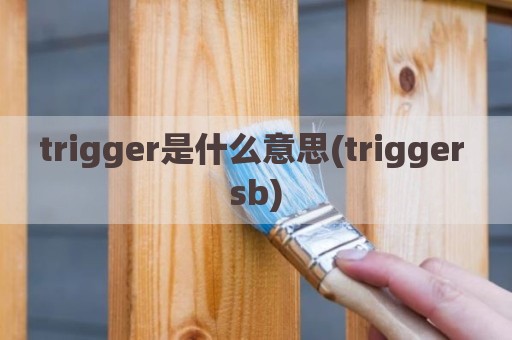 trigger是什么意思(trigger sb)