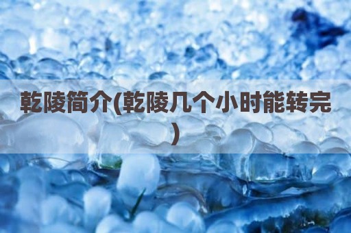 乾陵简介(乾陵几个小时能转完)