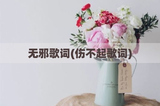 无邪歌词(伤不起歌词)