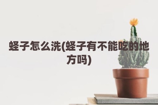 蛏子怎么洗(蛏子有不能吃的地方吗)