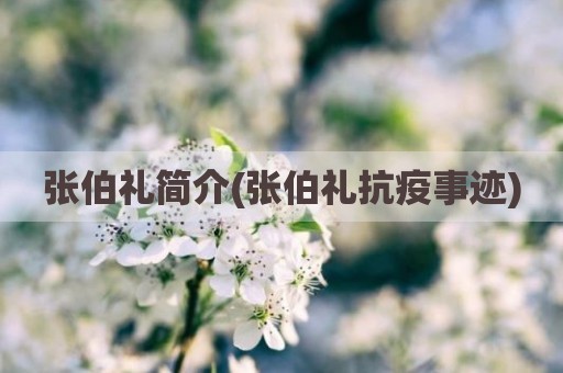 张伯礼简介(张伯礼抗疫事迹)