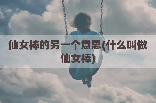 仙女棒的另一个意思(什么叫做仙女棒)