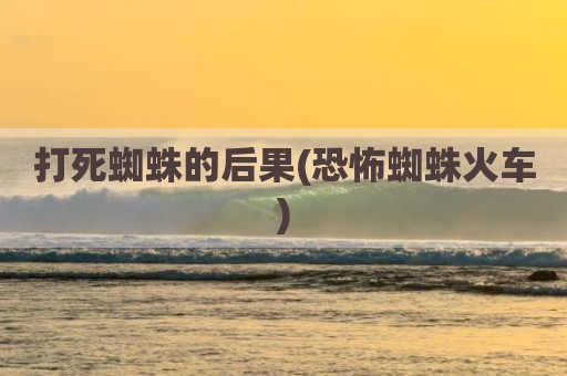 打死蜘蛛的后果(恐怖蜘蛛火车)