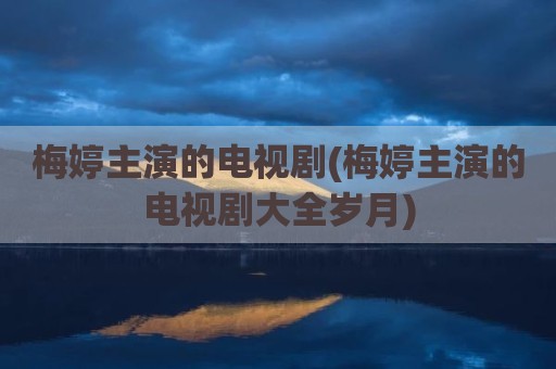 梅婷主演的电视剧(梅婷主演的电视剧大全岁月)