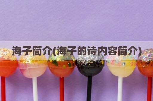 海子简介(海子的诗内容简介)