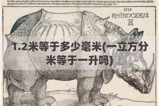 1.2米等于多少毫米(一立方分米等于一升吗)