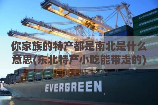 你家族的特产都是南北是什么意思(东北特产小吃能带走的)