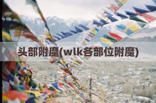 头部附魔(wlk各部位附魔)