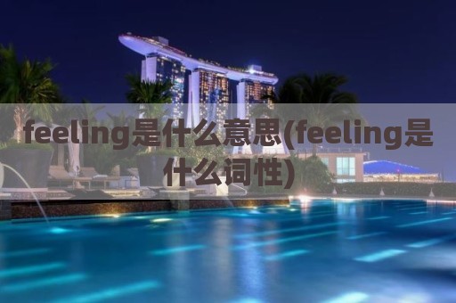 feeling是什么意思(feeling是什么词性)