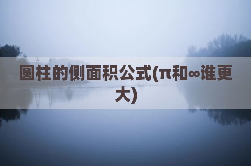 圆柱的侧面积公式(π和∞谁更大)