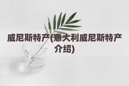 威尼斯特产(意大利威尼斯特产介绍)