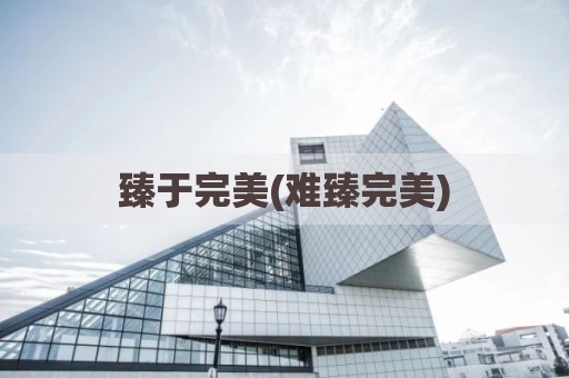 臻于完美(难臻完美)