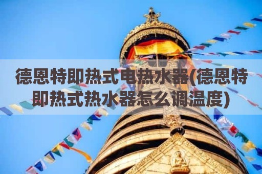 德恩特即热式电热水器(德恩特即热式热水器怎么调温度)