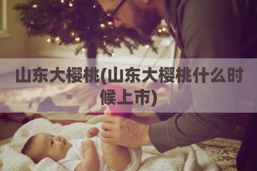 山东大樱桃(山东大樱桃什么时候上市)
