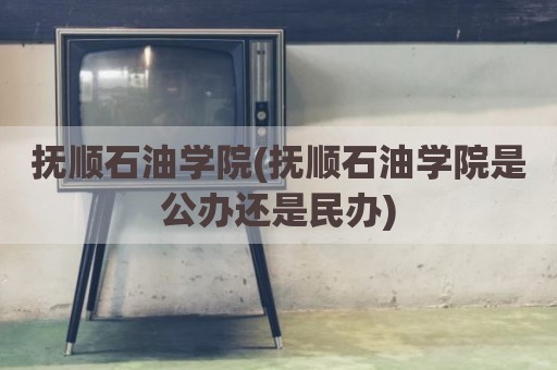 抚顺石油学院(抚顺石油学院是公办还是民办)
