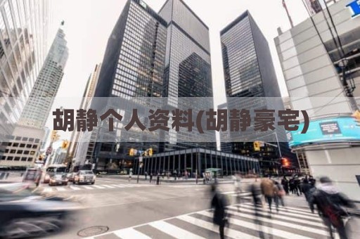胡静个人资料(胡静豪宅)