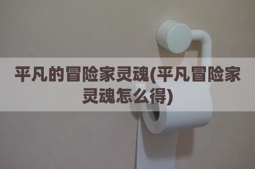 平凡的冒险家灵魂(平凡冒险家灵魂怎么得)
