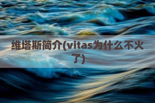 维塔斯简介(vitas为什么不火了)