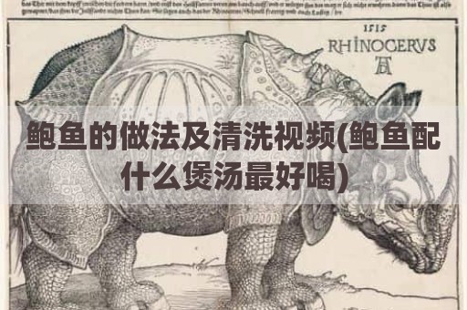 鲍鱼的做法及清洗视频(鲍鱼配什么煲汤最好喝)