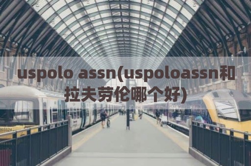 uspolo assn(uspoloassn和拉夫劳伦哪个好)