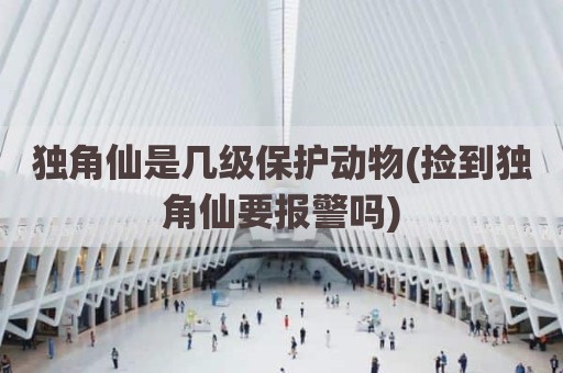 独角仙是几级保护动物(捡到独角仙要报警吗)