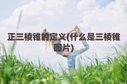 正三棱锥的定义(什么是三棱锥图片)