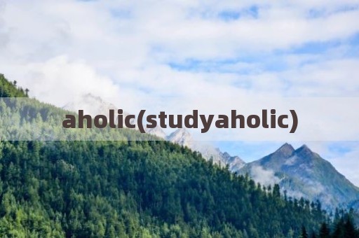 aholic(studyaholic)