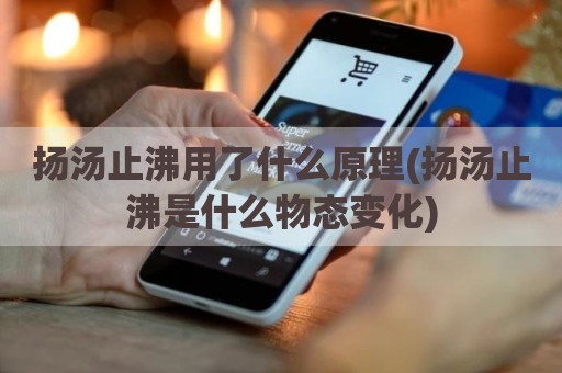 扬汤止沸用了什么原理(扬汤止沸是什么物态变化)