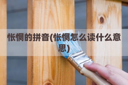 怅惘的拼音(怅惘怎么读什么意思)