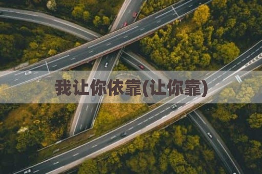 我让你依靠(让你靠)