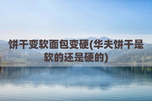 饼干变软面包变硬(华夫饼干是软的还是硬的)