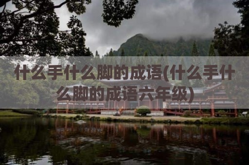 什么手什么脚的成语(什么手什么脚的成语六年级)