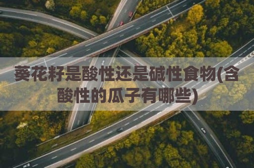 葵花籽是酸性还是碱性食物(含酸性的瓜子有哪些)