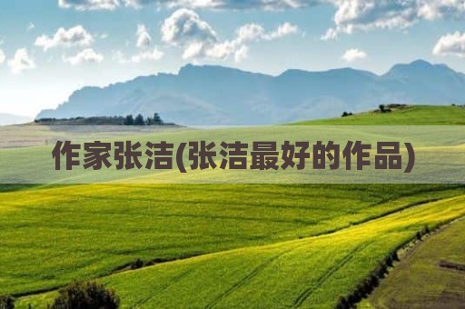 作家张洁(张洁最好的作品)