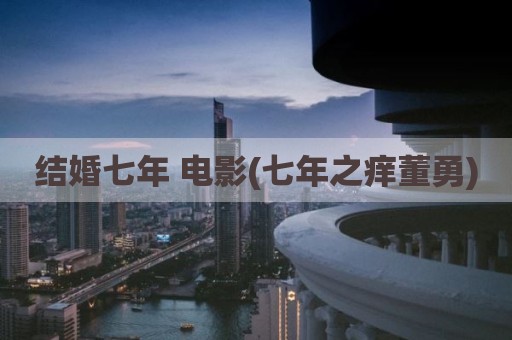 结婚七年 电影(七年之痒董勇)