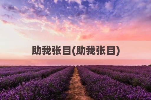 助我张目(助我张目)