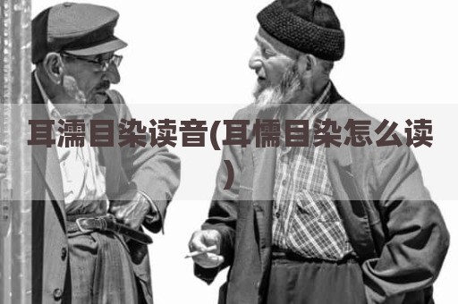 耳濡目染读音(耳懦目染怎么读)
