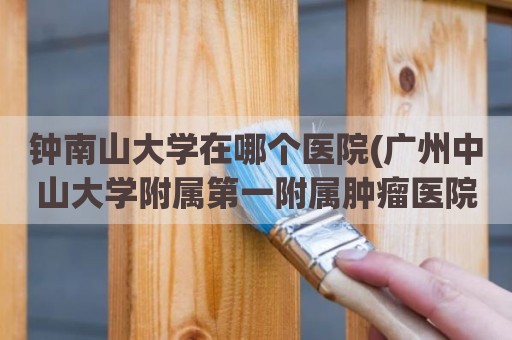 钟南山大学在哪个医院(广州中山大学附属第一附属肿瘤医院)