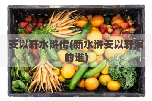 安以轩水浒传(新水浒安以轩演的谁)