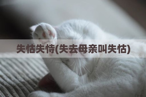 失怙失恃(失去母亲叫失怙)