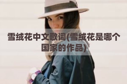 雪绒花中文歌词(雪绒花是哪个国家的作品)