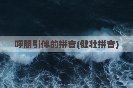 呼朋引伴的拼音(健壮拼音)