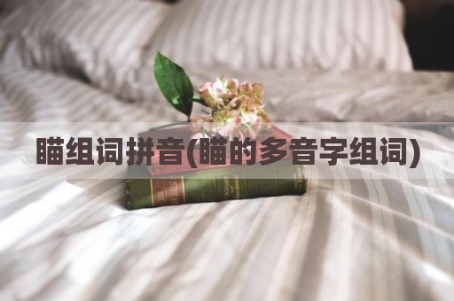 瞄组词拼音(瞄的多音字组词)